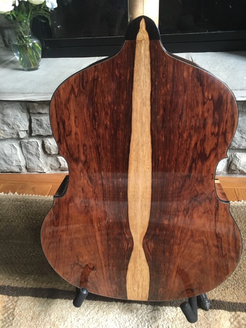 The unmatched beauty of the hardwoods used on the 2020 Dan Davis Acoustic Ballo Guitar.