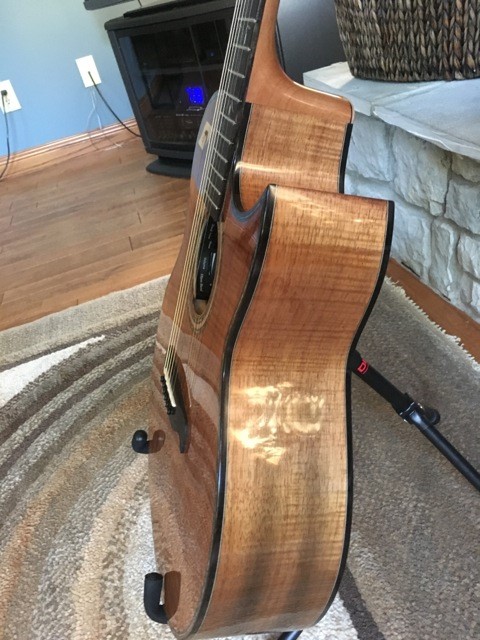 2020 Dan Davis custom acoustic Koa guitar