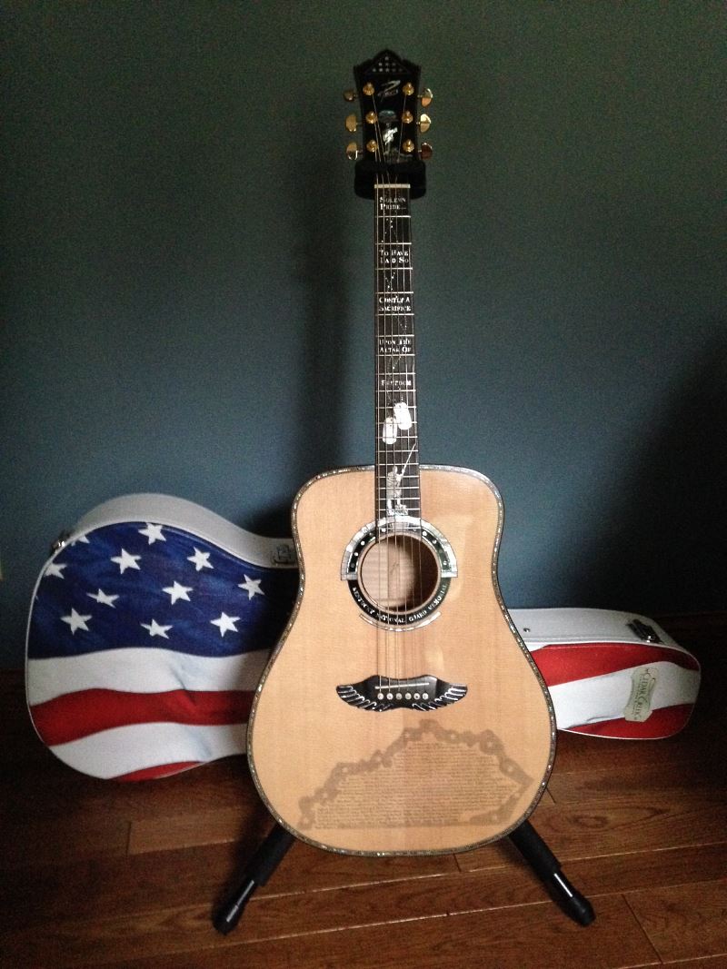 KNG Guitar with Cedar Creek American Guitar Case