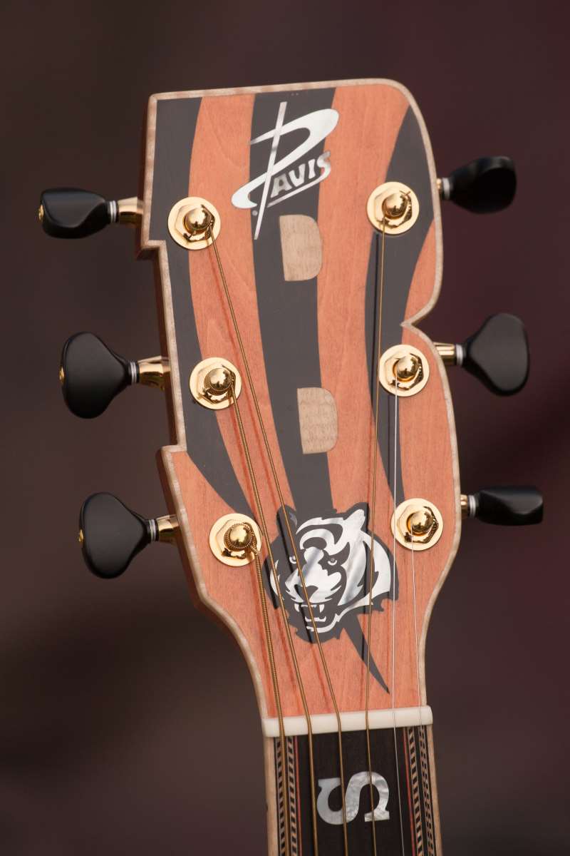 Cincinnati Bengals Custom Guitar 4