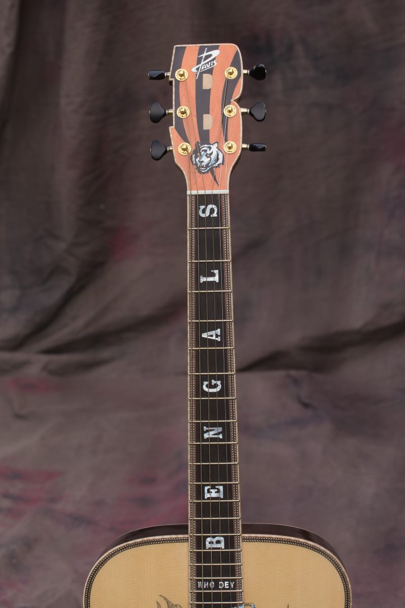 Cincinnati Bengals Custom Guitar 5